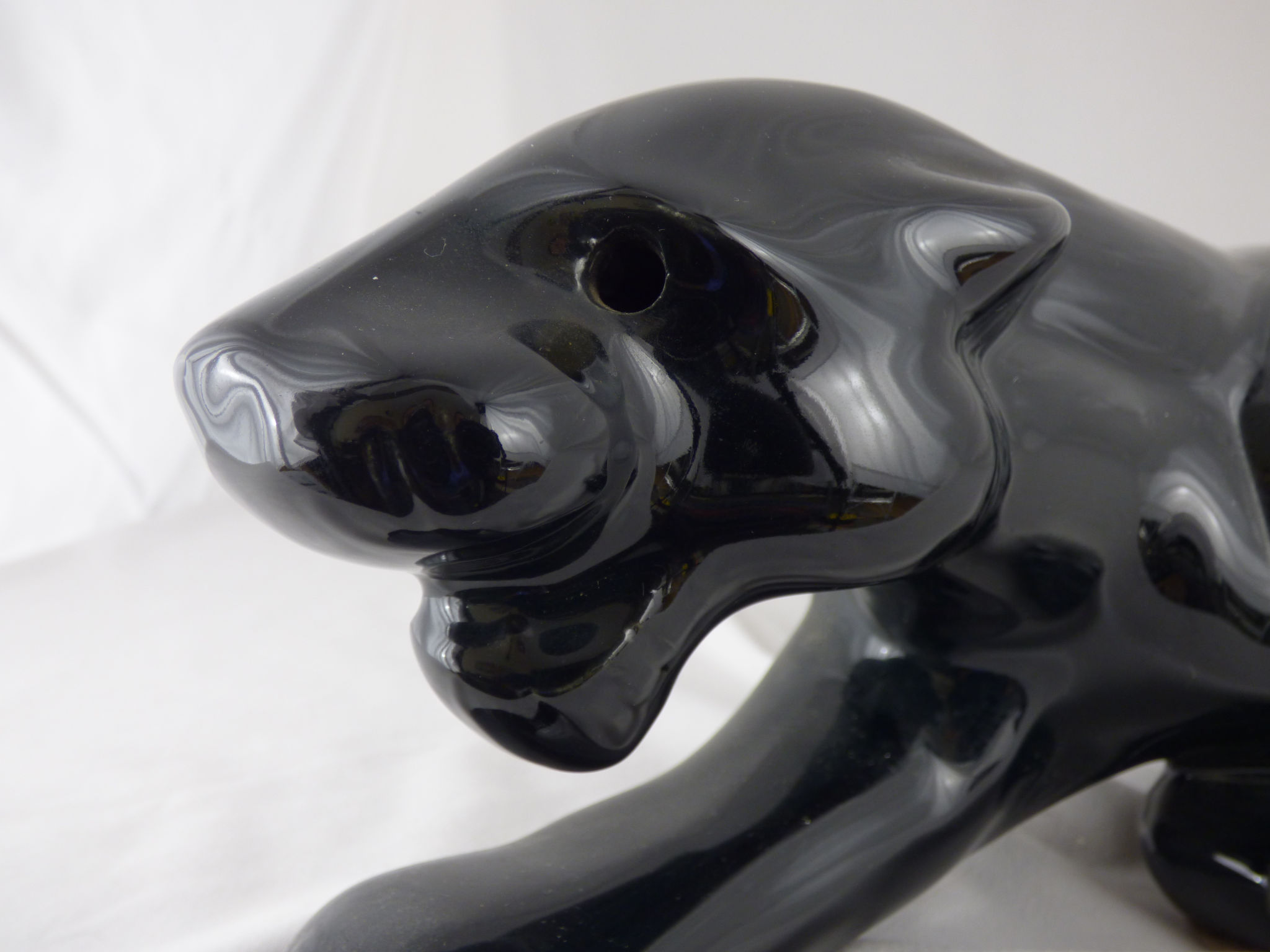 Royal China & Novelty Panther TV Lamp head